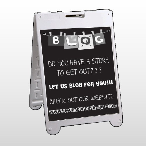 Blog Line 430 A Frame Sign