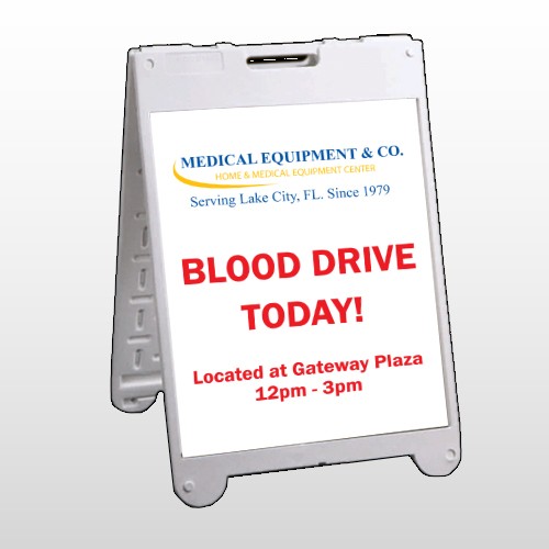 Blood Drive 330 A Frame Sign