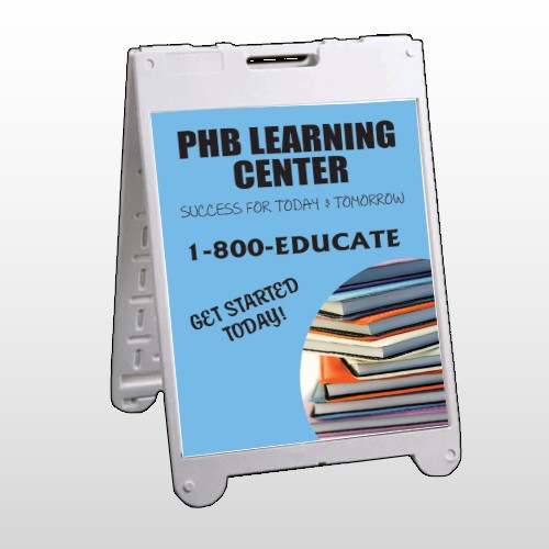 Book Learning 156 A Frame Sign