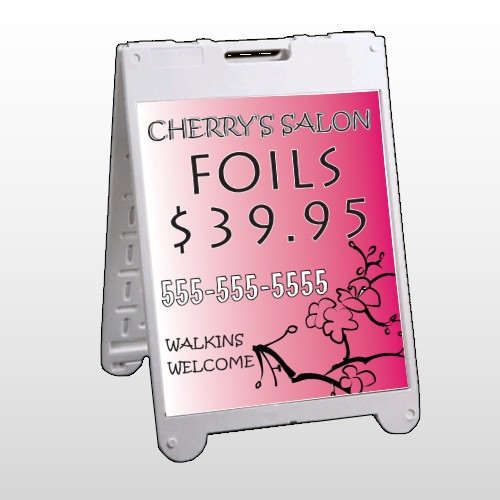 Cherry Salon 288 A Frame Sign