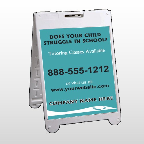 Classy Blue 160 A Frame Sign