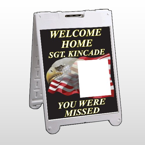 Eagle Flag 307 A Frame Sign