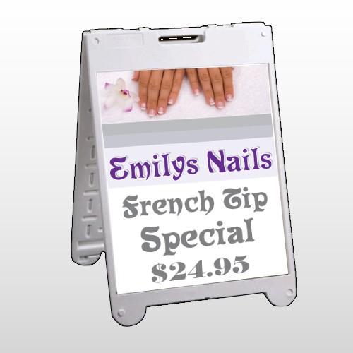 Flower Hands 295 A Frame Sign