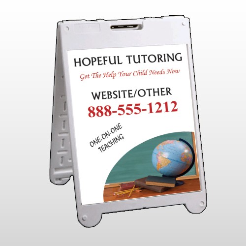 Globe Chalk 158 A Frame Sign