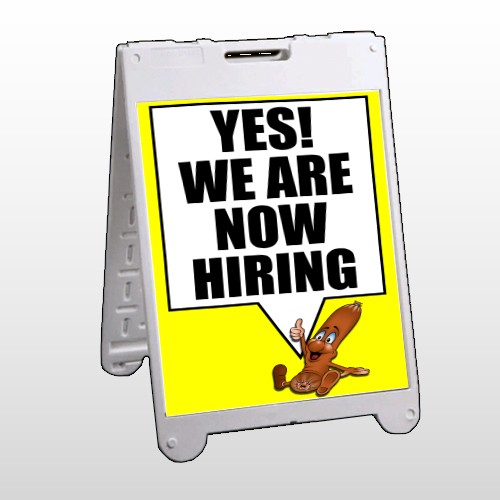 Hiring 54 A Frame Sign
