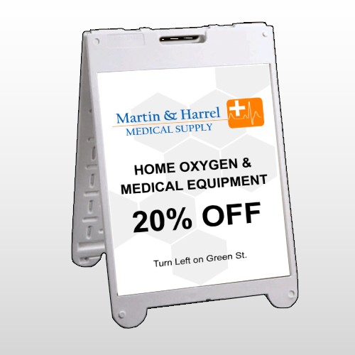 Home Oxygen 139 A-Frame Sign