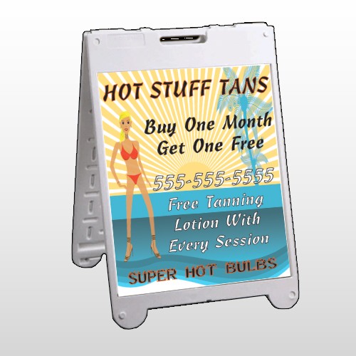 Hot Beach Tan 299 A Frame Sign