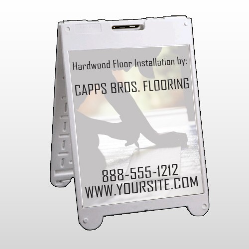 Man Cutting Board 246 A-Frame Sign