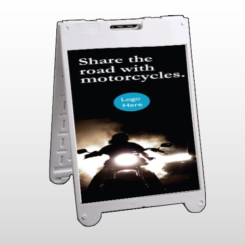 Motorcycle 106 A Frame Sign