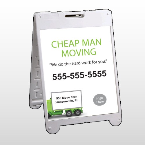 Moving 339 A Frame Sign