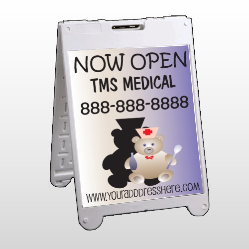 Nurse Bear 504 A-Frame Sign