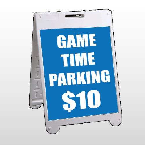 Parking 123 A Frame Sign