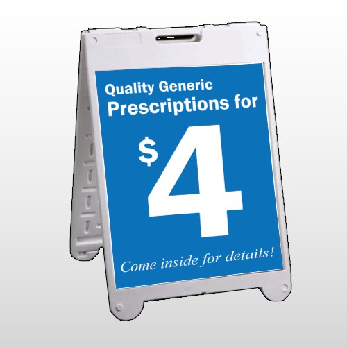 Pharmacy 334 A Frame Sign