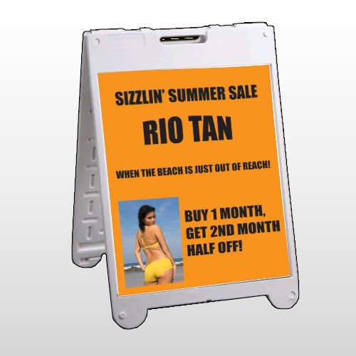 Rio Tan Beach 489 A Frame Sign