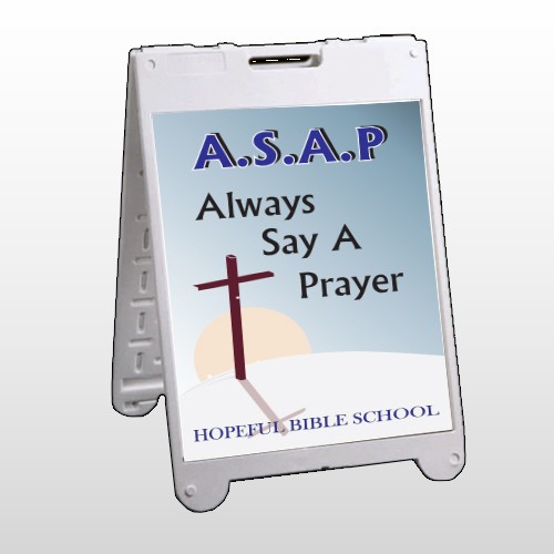 Sunrise Cross 164 A Frame Sign