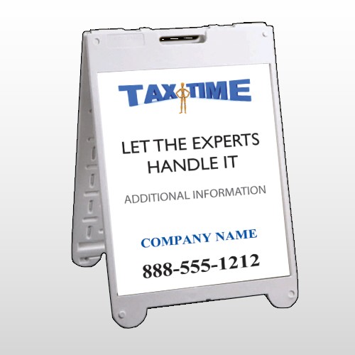 Tax Time 153 A Frame Sign