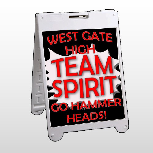 Team 55 A Frame Sign