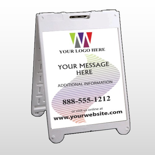 Triangles Wave 167 A Frame Sign