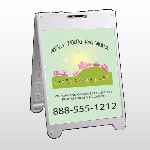 World Party Plan 520 A Frame Sign