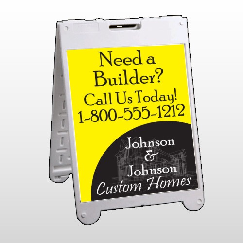 Yellow house Plan 216 A Frame Sign