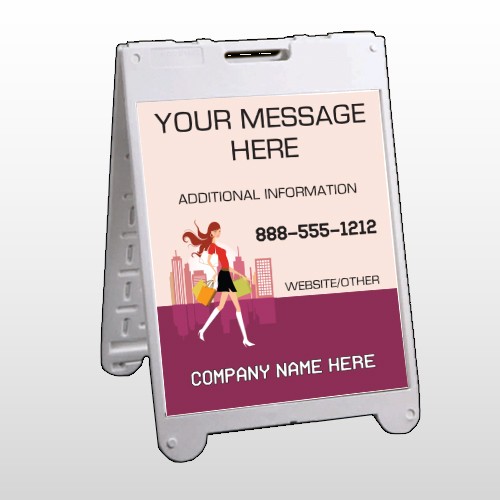 Fashion Shopping 179 A Frame Sign