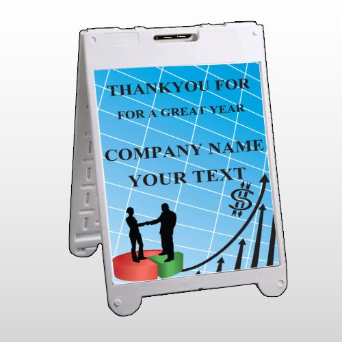 Pie Graph Arrows 05 A Frame Sign