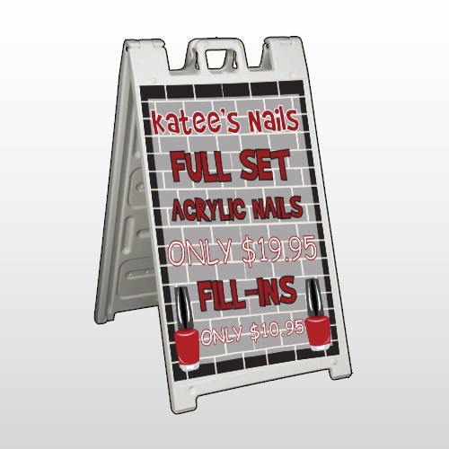 Acrylic Nails 292 A Frame Sign