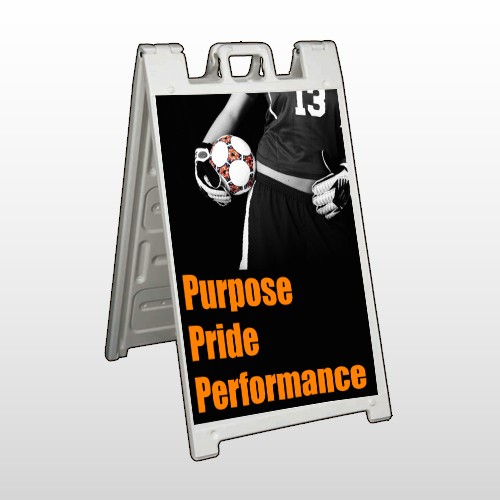 Black 53 A Frame Sign