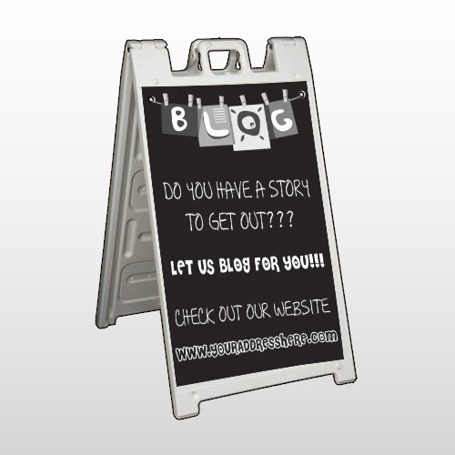 Blog Line 430 A Frame Sign