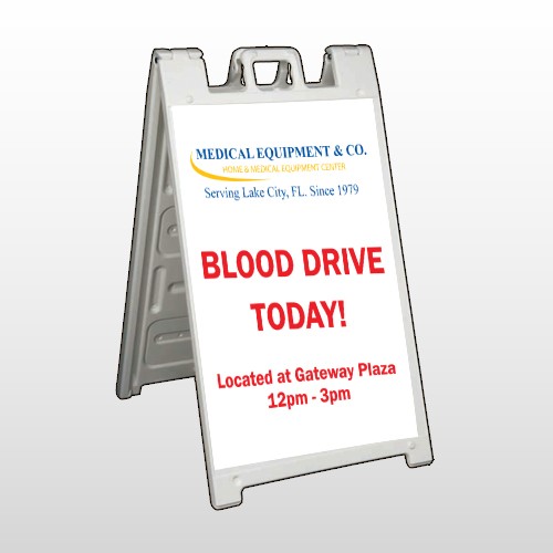 Blood Drive 330 A Frame Sign