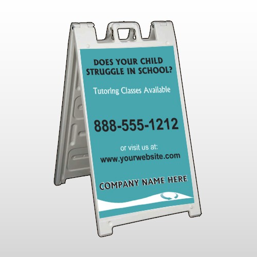 Classy Blue 160 A Frame Sign