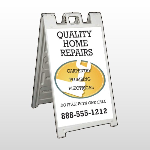 Construction 244 A Frame Sign