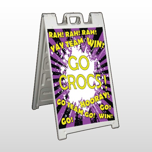 Crocs 54 A Frame Sign