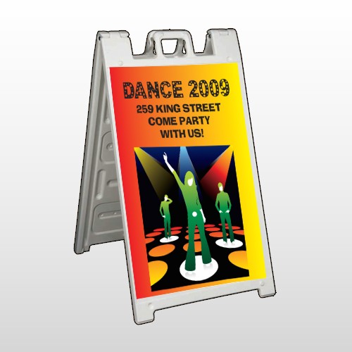 Dance Disco 518 A Frame Sign
