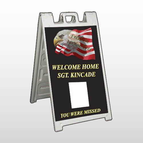 Eagle Flag 307 A Frame Sign