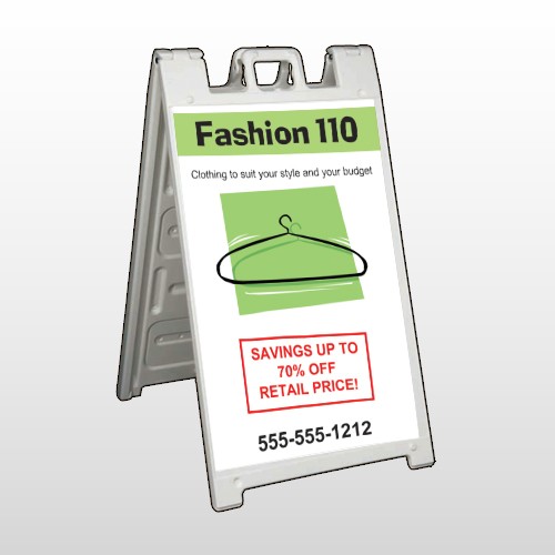 Fashion Hanger 526 A Frame Sign