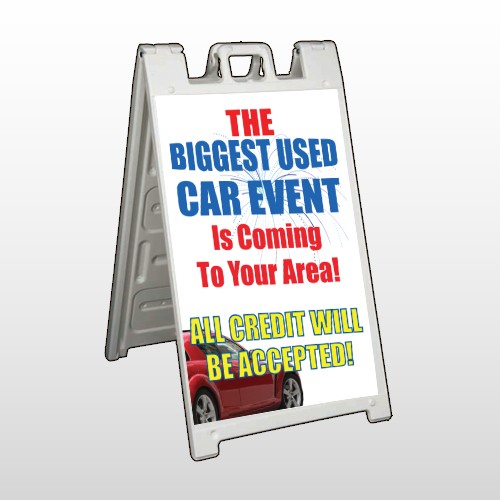 Fireworks Car 111 A Frame Sign