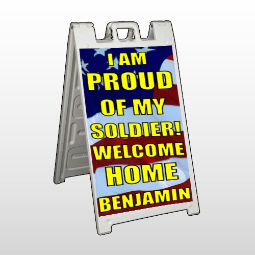 Flag 57 A Frame Sign