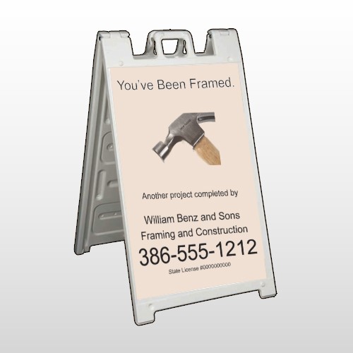 Framed 236 A Frame Sign