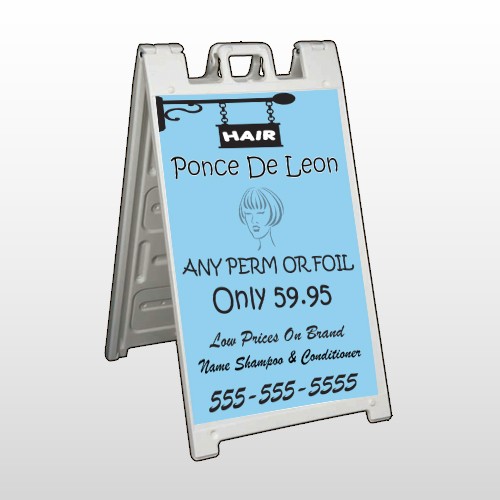 Hair 289 A Frame Sign