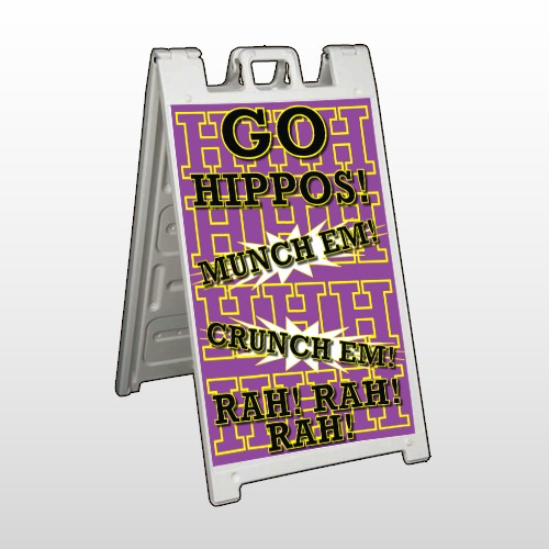 Hippos 45 A Frame Sign