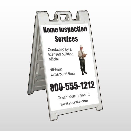 Inspection 360 A Frame Sign