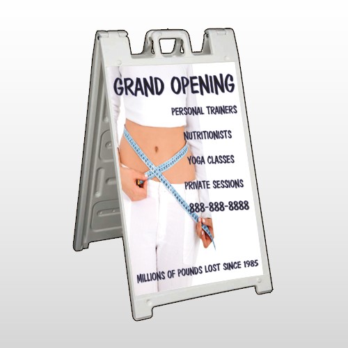 Middriff Measure 405 A Frame Sign