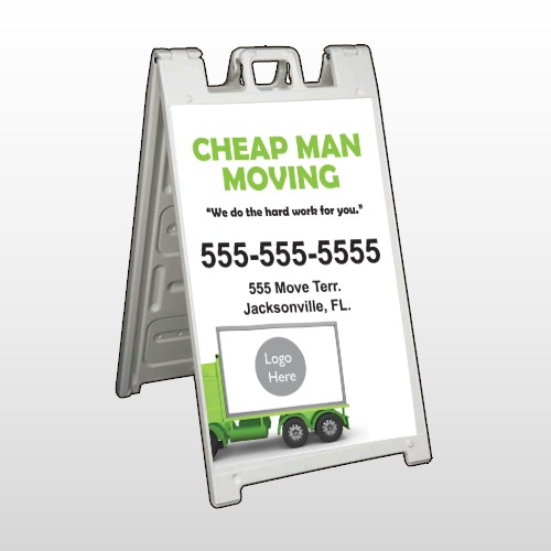 Moving 121 A Frame Sign