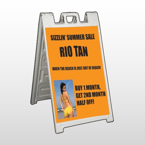 Rio Tan Beach 489 A Frame Sign