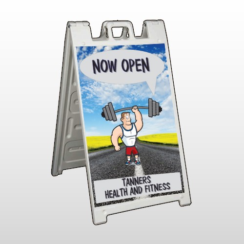 Road Workout 407 A Frame Sign