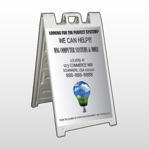 Scene Bulb 435 A Frame Sign
