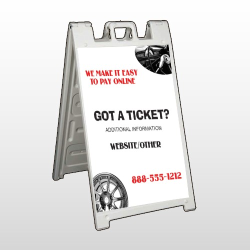 Steering Wheel 154 A Frame Sign