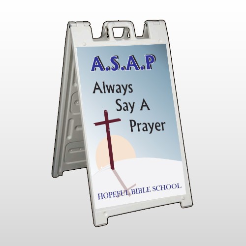 Sunrise Cross 164 A Frame Sign