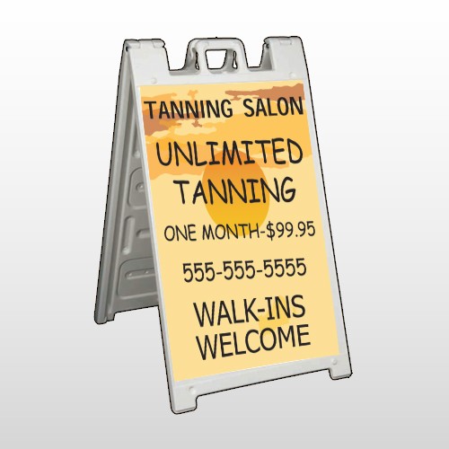 Tanning Sun 296 A Frame Sign